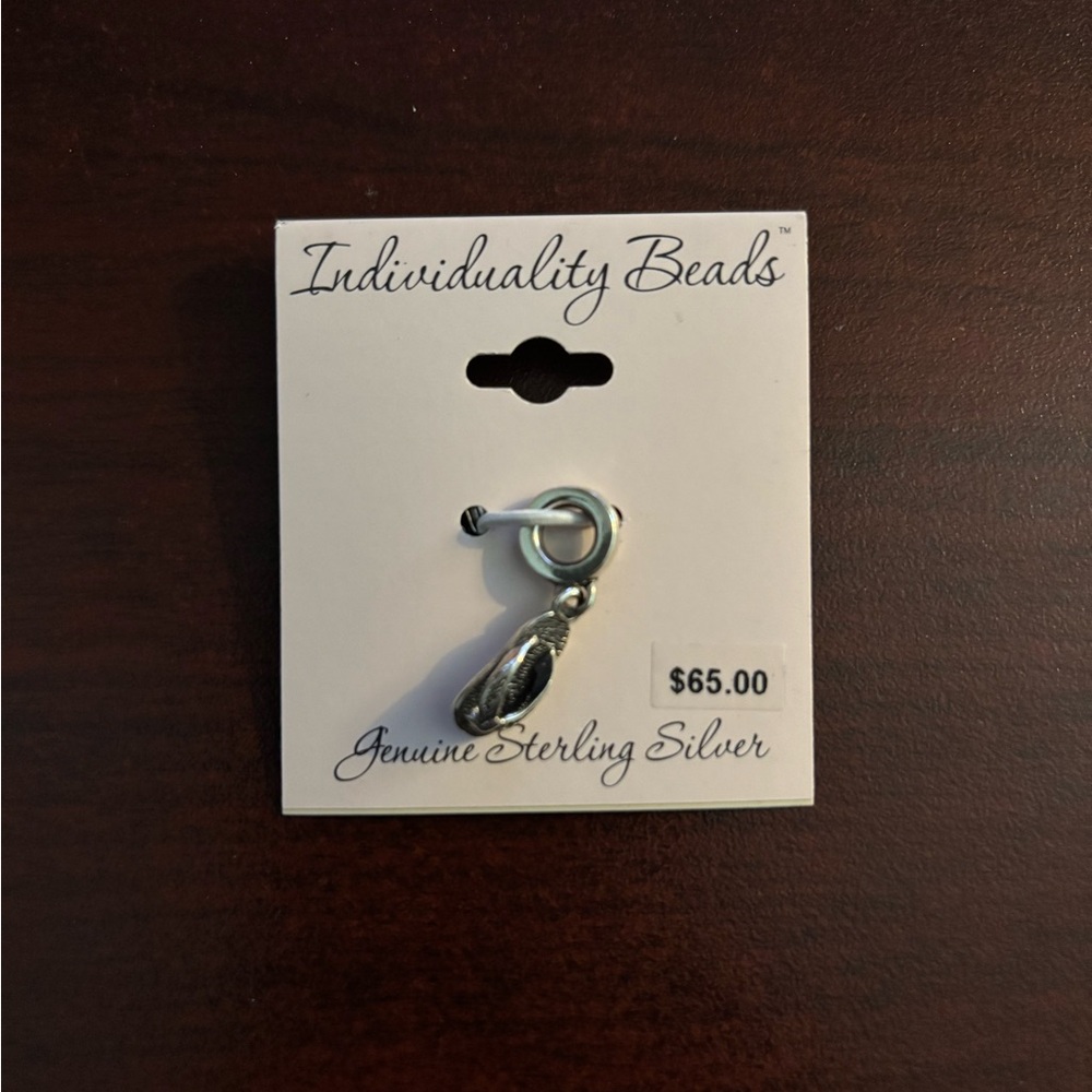 Sterling Silver Flip Flop Charm